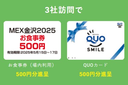 3社訪問